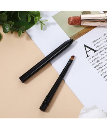 2 PCS Retractable Lip Brush Set | Portable Lipstick Applicator for Travel | Mini Reusable Makeup Brush for Women & Girls - Buy Online on GoSupps.com