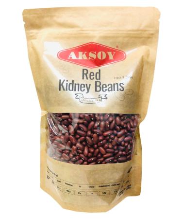AKSOY Quality Red Kidney Beans 1.25KG 1.25 Kilograms - Buy Online on GoSupps.com