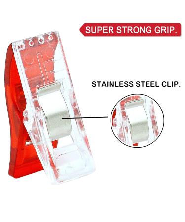 BamLue 120pc Multi-Color Sewing Clips for Crafting, Quilting, and Knitting - All Purpose Fabric Clips for Sewing Craft Projects - Buy Online on GoSupps.com