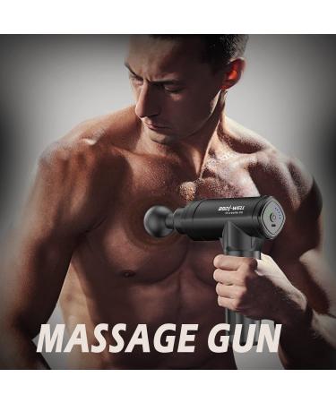 High Torque Muscle Massage Gun for Athletes - Deep Tissue Back Massager for Pain Relief and Muscle Recovery - Buy Online on GoSupps.com