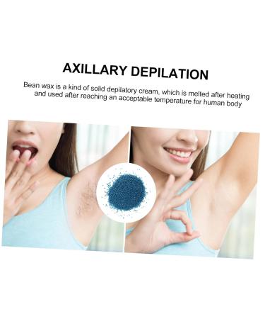 Frcolor Hair Removal Wax Beans - Hard Wax Pearls for Body & Facial Waxing Perfect Bikini & Armpit Wax Kit - 1 Pack (Blue) - Buy Online on GoSupps.com