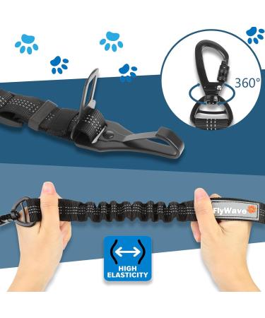 Flywave Strap-On Dog Car Belt | Adjustable Reflective Dog Safety Harness for All Breeds | Secure Buckles & Clips Universal Fit for All Auto Types - Buy Online on GoSupps.com