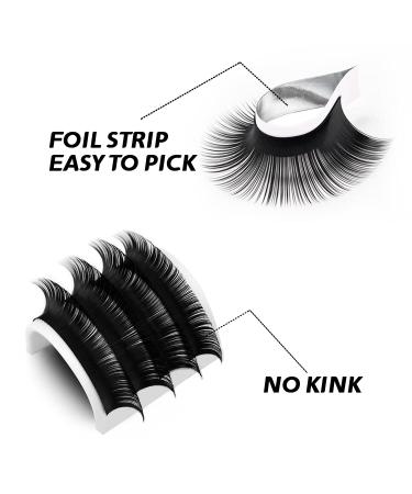 Self-Fleek Eyelashes 0.07 C Curl 12mm - Easy Fan Lashes for Eyelash Extensions | Volume Individual Eyelashes - Buy Online on GoSupps.com