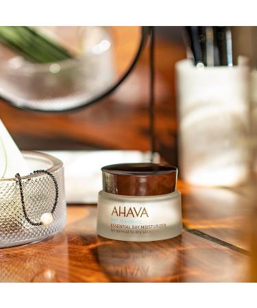 AHAVA Essential Day Moisturizer Normal to Dry Skin - Essential Daily Hydrating Facial & Neck Cream Anti-Aging & Smoothing Effect Enriched with Osmoter Aloe Vera Allantoin & Vitamin E 1.7 fl.oz - Buy Online on GoSupps.com