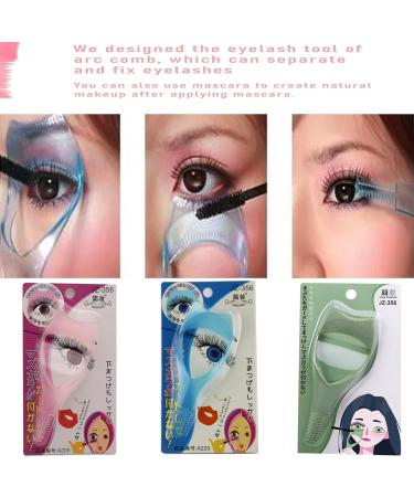 3pcs Mascara Shield Applicator Guard 3 in 1 Lash Tool with Eyelash Comb Upper Lower Eyelashes Mascara Applicator Tool - Buy Online on GoSupps.com