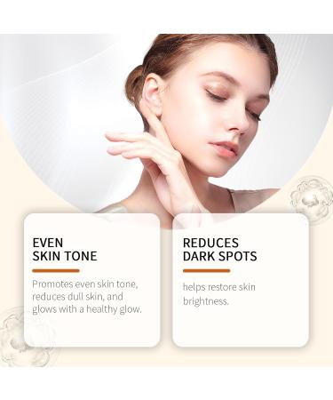  rum pour le visage la vitamine C au curcuma avec acide hyaluronique s rum anti-taches fonc es claircissant le teint uniforme hydratation anti- ge s rum pour le visage jour et nuit (4 pi ces) - Buy Online on GoSupps.com