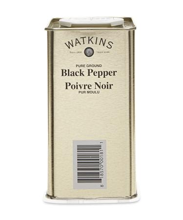 Watkins Gourmet Pure Ground Black Pepper 12 oz Tin - Premium Quality Spice - Buy Online on GoSupps.com