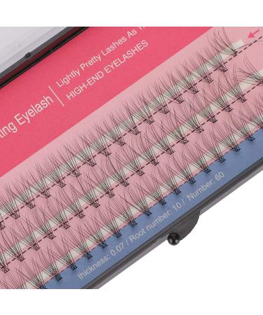 False Eyelashes Extension 60pcs | 3D Imitated Mink | Easy Application | Exquisite Craft | Perfect for Any Occasion (10mm - Buy Online on GoSupps.com