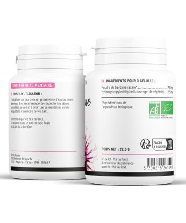 Burdock Organic Root 250 mg - 100 Vegetable Capsules - Buy Online on GoSupps.com