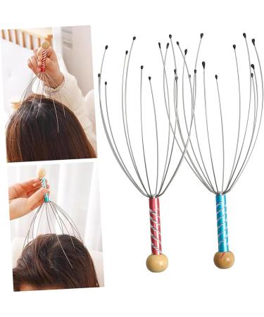 Buy Minkissy 6-Piece Stainless Steel Scalp Massage Tool Set - Octopus Hand Massager & Dual Trigger Point Scraper for Ultimate Relaxation - Buy Online on GoSupps.com