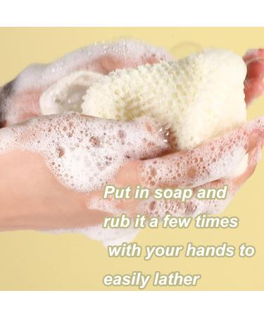 4 Pack Soap Bags - Perfect for Solid Shampoo Bathing Peeling & Travel | Eco-Friendly Soap Sacks for Foaming & Drying - Buy Online on GoSupps.com