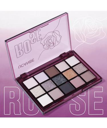 Ucanbe 15-Color Eyeshadow Palette - Bold Matte & Shimmer Shades - Waterproof Makeup - High Color Rendering - Rose - Buy Online on GoSupps.com