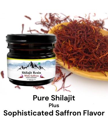Pure Shilajit Resin with Saffron - Sourced from The Himalayas Natural Humic and Fulvic Acid Trace Minerals Supplement for Energy Immune Support Memory and Mood Boost (30g Pack of 3) 1.06 Fl Oz (Pack of 3) - Buy Online on GoSupps.com