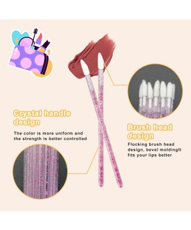 100pcs Disposable Lip Applicators - Absorbent Cotton Makeup Brushes for Lip Gloss Eye Shadow Concealer - Essential Lipstick Wands in Blue - Buy Online on GoSupps.com