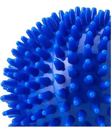 Spiky Massage Ball 10cm - Blue | Relieve Tension Stimulate Circulation Ideal for Sore Muscles & Joints | VAT Relief Eligible UK - Buy Online on GoSupps.com