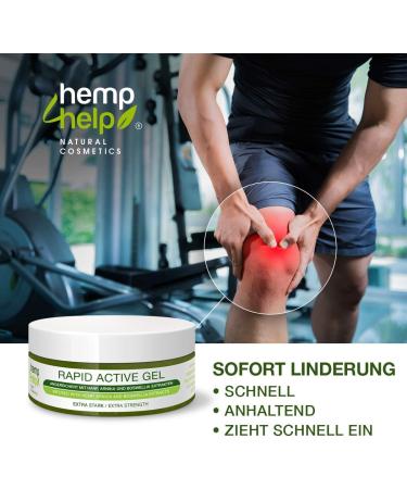 HANF Rapid R ckenSchmerzen Gel - Extra Strong Muscle Relief for Arthritis Rheumatism & Leg Pain | International Shipping - Buy Online on GoSupps.com