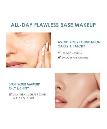 Buy Makeup Primer Base - Oil Control & Pore Hiding Face Primer (2 Pieces) | International Shipping - Buy Online on GoSupps.com