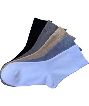 SERISIMPLE Bamboo Kids Crew Socks - Anti-Odor School Uniform Socks 5 Pairs (Medium) - Buy Online on GoSupps.com