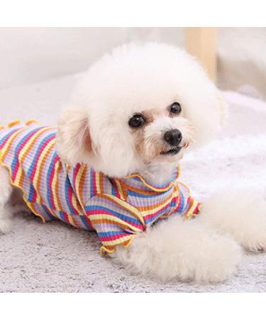 Buy AMAONE Chihuahua Dog Coat - Stylish Knitted Jacket with Bowknot for Small Dogs - Multicolor XXL Pet Clothing - Buy Online on GoSupps.com