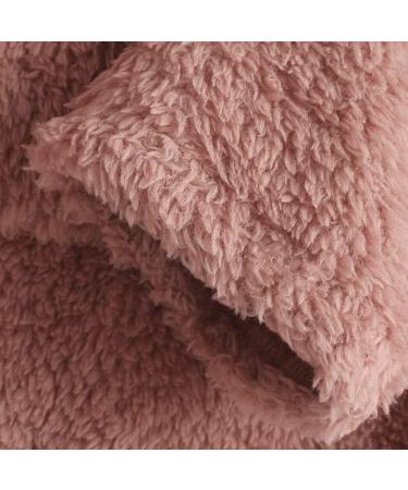 Bigfanshu Womans Tops Fleece Cat Ear Plus Size Long Sleeve Hoodie Pocket Top Sweater Blouse Pink - Buy Online on GoSupps.com