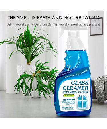 Glass Descaling Cleaner - Powerful Bathroom Glass Descaling Solution for Window | Household Glass Stain Remover for Shower Room Bathroom Living Room Cabinet Thaely - Buy Online on GoSupps.com