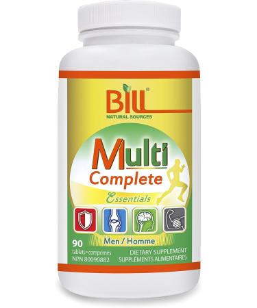 Bill Natural Sources Multi Complete Essentials for Men 90 Tablet - Buy Online on GoSupps.com