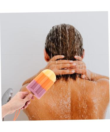 Baluue 3Pcs Ice Cream Shaped Bath Ball Sponge | Exfoliating Body Scrub | Perfect for Showers | International Shipping Available - Buy Online on GoSupps.com