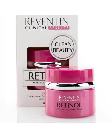 Retinol Wrinkle Rewind Face Cream Anti Aging Face Lotion Moisturizer For Wrinkles Fine Lines Age Spots & Dry Skin - Retinol Night Cream W/Aloe Vera Vitamin E & Niacinamide 1.5 Fl Oz