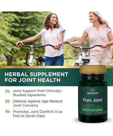 Swanson Joint Health Support Herbal Supplement - 30 Veg Caps, Vegan-Friendly - Buy Online on GoSupps.com