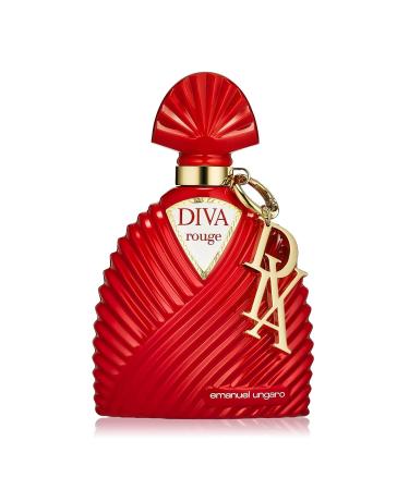 Emanuel Ungaro Diva Rouge Eau de Parfum 3 Piece Gift Set For Women - Perfume Spray 3.4 Fl. Oz. Body Lotion 3.4 Fl. Oz. & Pouch - Buy Online on GoSupps.com
