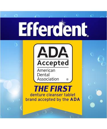 Efferdent Denture Cleanser Tablets 44 Count - Pack of 6 | Complete Clean for Retainers & Dental Appliances - Buy Online on GoSupps.com