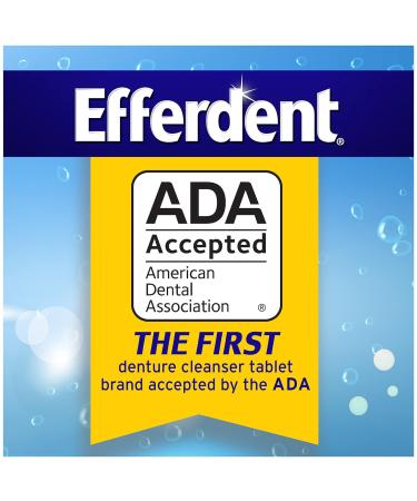 Efferdent Retainer & Denture Cleaner Tablets 126 Count - Coffee & Tea Formula - Buy Online on GoSupps.com