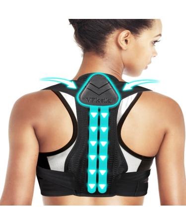 VFkeiki Posture Corrector & Upper Back Support 2023 Adjustable Back Straightener_Back Brace Spine Hunchback Correction Improve Posture and Back Pain Relief