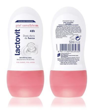Lactovit Deo Roll 50ml for Sensitive Skin - Long-Lasting Protection - Buy Online on GoSupps.com