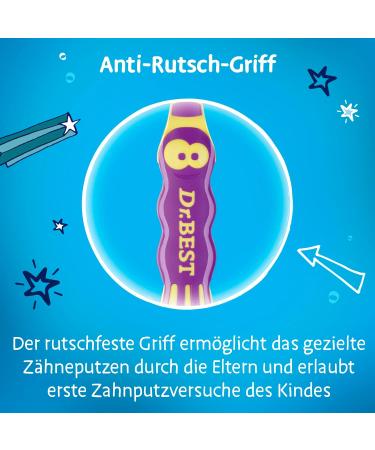 Buy Dr.BEST First Teeth Toothbrush (Soft) - Pack of 2 | Ideal for First Teeth Care - International Shipping Available - Buy Online on GoSupps.com