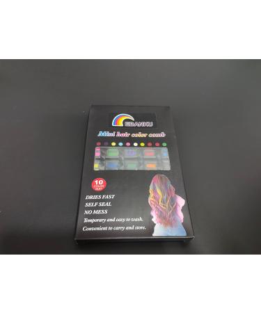 EBANKU Hair Chalk for Girls Kids - 10 Color Temporary Bright Hair Dye, Washable, Great for Birthday Gifts, Cosplay, Halloween, Christmas - Ages 5-12 - Buy Online on GoSupps.com