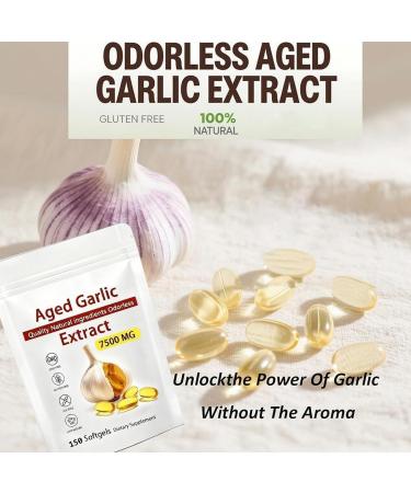Aged Garlic Extract - 7500mg Odorless (150) - Buy Online on GoSupps.com