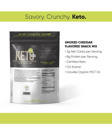 Oakhouse Bakery Keto Smoked Cheddar Snack Mix 10oz - Real Cheese, Low Carb, Grain-Free & Preservative-Free - Buy Online on GoSupps.com