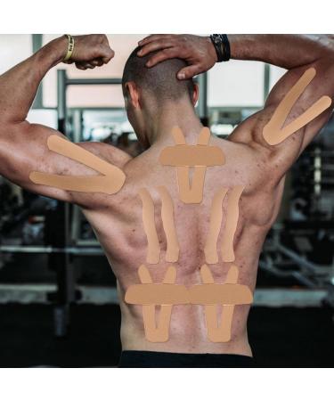 Sports Tape 5m Length Elastic Sports Tape | Waterproof Latex Sports Body Tape Used for Joints and Muscles Sports Tape Sports Recovery and Support Black - Buy Online on GoSupps.com