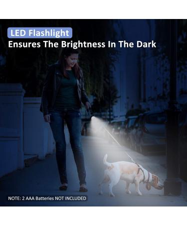 Buy Cemeow 5m Extendable Dog Leash with Flashlight & Safety Brake | Ergonomic Design for All Dog Sizes - Buy Online on GoSupps.com