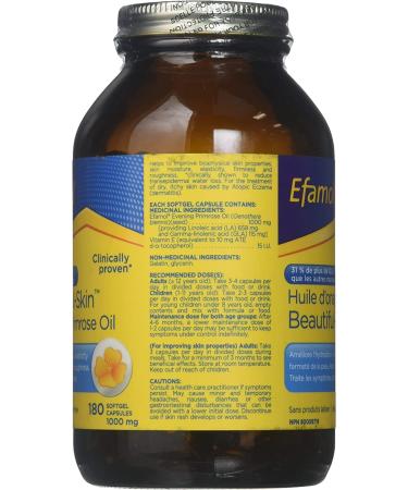 EFAMOL EPO 1000mg | 180ct - Omega-3 Supplement for Heart Health - Buy Online on GoSupps.com