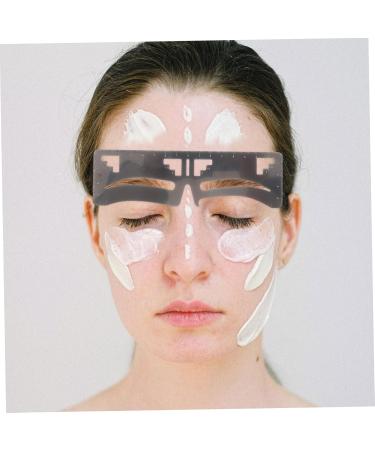 FOMIYES 2pcs Clear Ruler Brow Guide Ruler Eyebrow Measuring Tool Ruler Tool Eyebrow Trimming - Buy Online on GoSupps.com