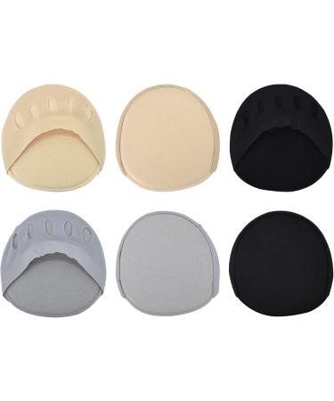 Honeycomb Forefoot Pads - 3 Pairs for Women | Metatarsal Foot Cushions for Various Shoe Types | Reusable Relief from Foot Fatigue and Pain - Buy Online on GoSupps.com
