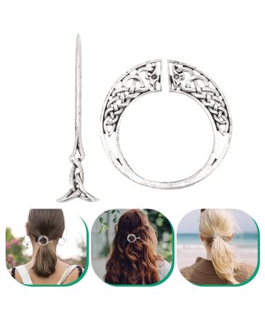 Vintage Celtic Knot Crown Hair Clips | Elegant Metal Hairpins & Hair Jewels - Buy Online on GoSupps.com