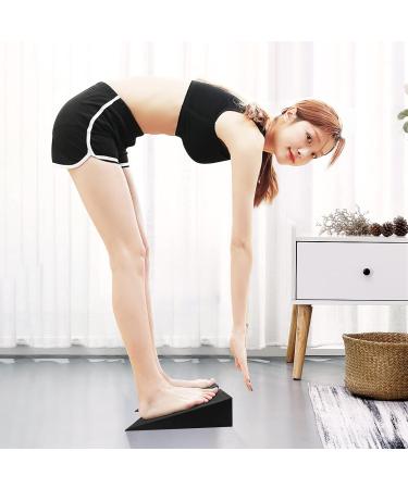 Annisport Yoga Foam Wedges 2 Pack - Calf Stretching Squat Blocks for Physical Therapy - 9x6x2 inches Black - Buy Online on GoSupps.com