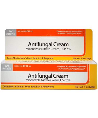 Actavis / Alpharma Miconazole Nitrate 2% Cream 1.5 Oz - Packaging May Vary