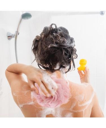 3pcs Bath Flower Scrubber - Comfortable Exfoliating Bath Balls for Skin Cleaning & Relaxation - Buy Online on GoSupps.com