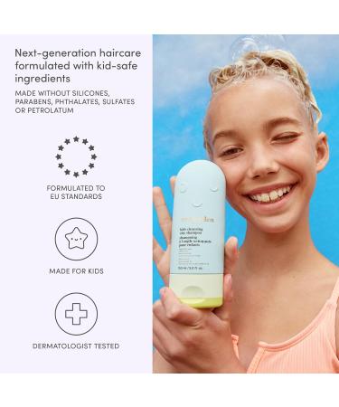 Evereden SPF50 Fluid Silk Mineral Kids Sunscreen & After Swim & Sports Kids Shampoo With Cleansing Clay Set: Sheer Clean Cooling Non-Nano UVA & UVB Protection & Clean & Vegan Clarifying Shampoo - Buy Online on GoSupps.com