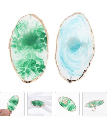 Angoily Lot de 2 Palettes Annulaires en R sine Bleu et Vert Mini Format pour Manucure Plateaux de M lange de Vernis Outils Portables pour Nail Art et Pr sentation de Couleurs - Buy Online on GoSupps.com