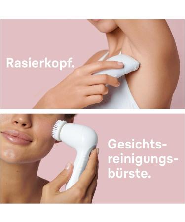 Braun Silk- pil 9 Women s Epilator - Long-lasting Hair Removal | Facial Brush & Trimmer - 9-855 White/Rose Gold - Buy Online on GoSupps.com